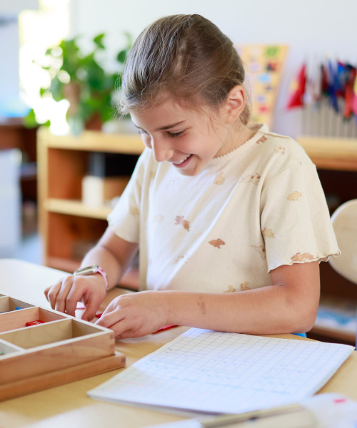 Fraser Woods Montessori elementary math